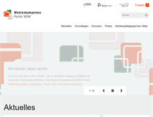 Tablet Screenshot of medienkompetenzportal-nrw.de